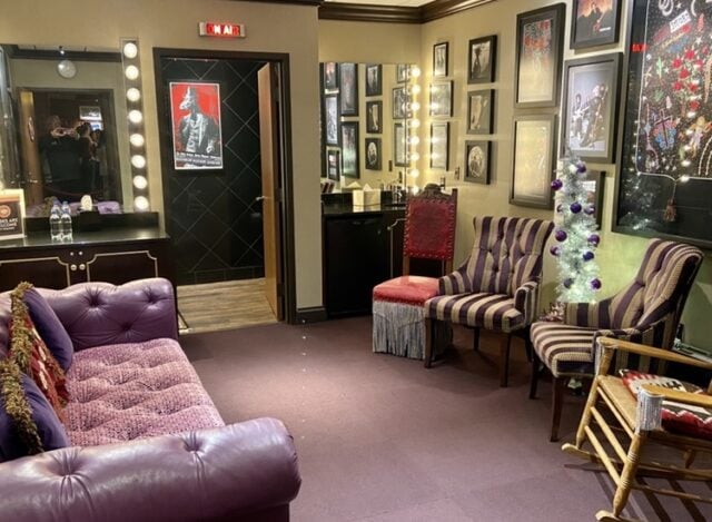 One of the Opry’s lux dressing rooms