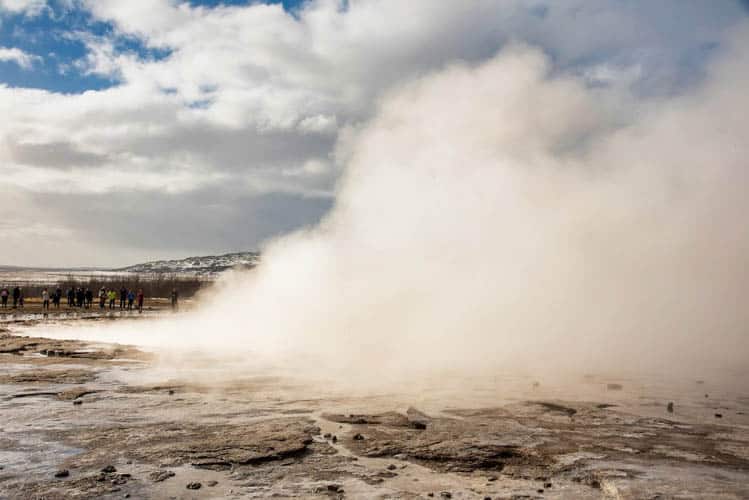 Iceland Geysir Geothermal Area