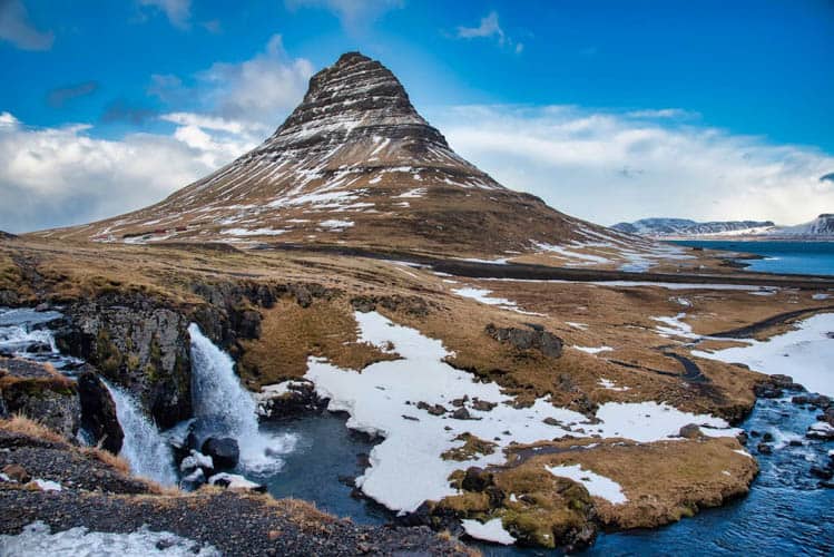 Iceland Kirkjufell Mountain