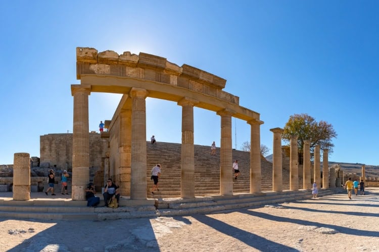 Lindos Acropolis. Photo by Bruno Coelho via Canva