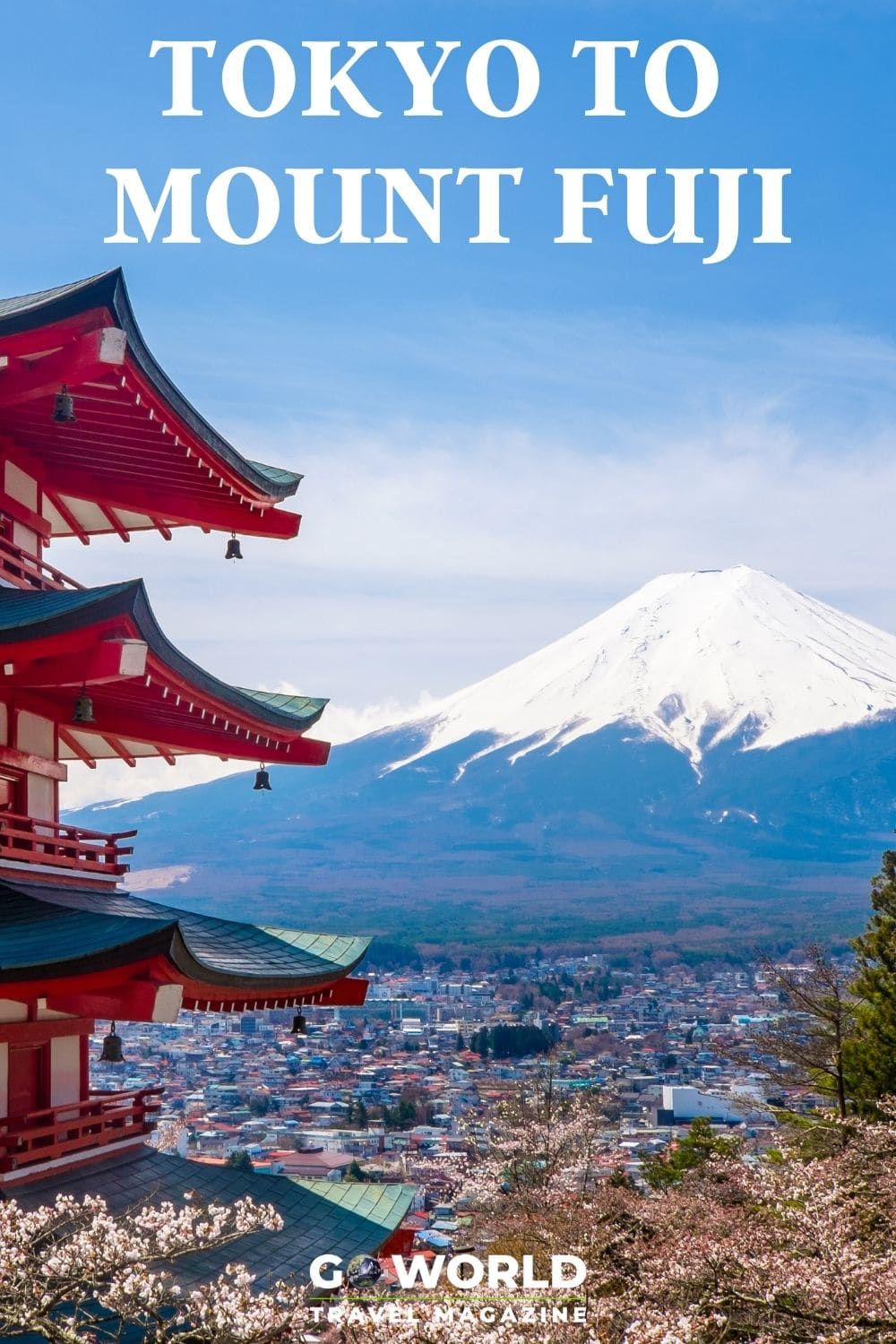 Do you dream of seeing Mount Fuji in Japan? This article provides tips for going from Tokyo to Mount Fuji and finding the best iconic view. #japan #mountfuji #tokyotomountfuji