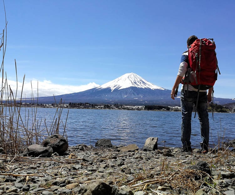 The perfect view of Mount Fuji