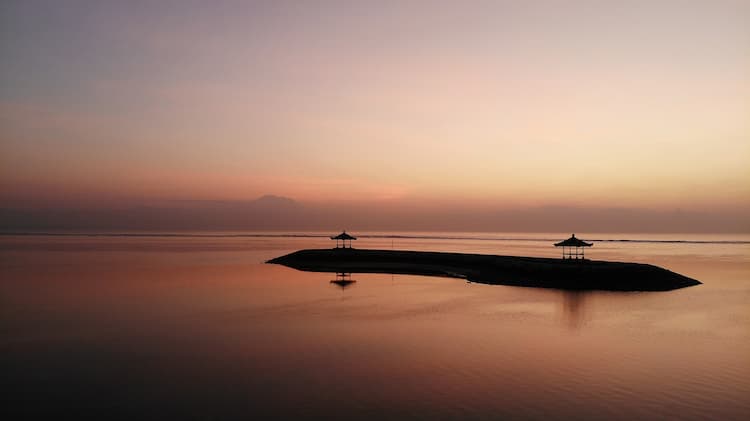 Sunrise at beach in Indonesia. Photo by MahmurMarganti