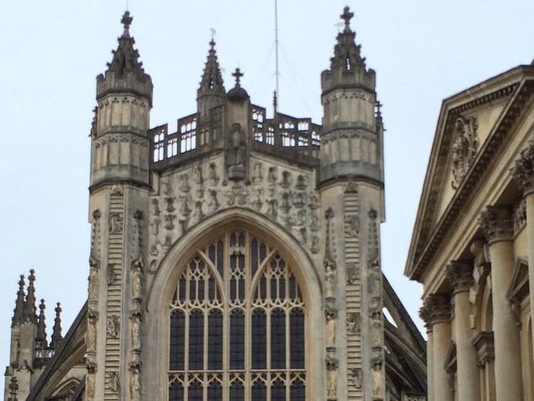 The magnificent architecture of Bath Abbey. Photo by Susmita Sengupta