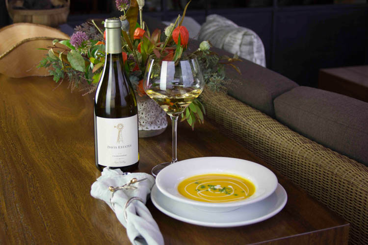 Davis Chardonnay & Soup