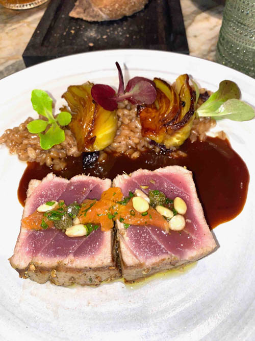 California wine country Hazelhill tuna