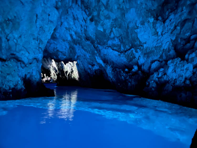 Croatian Islands The Blue Cave.