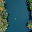 Drone view of Matka Canyon. Photo by Thomas Spater