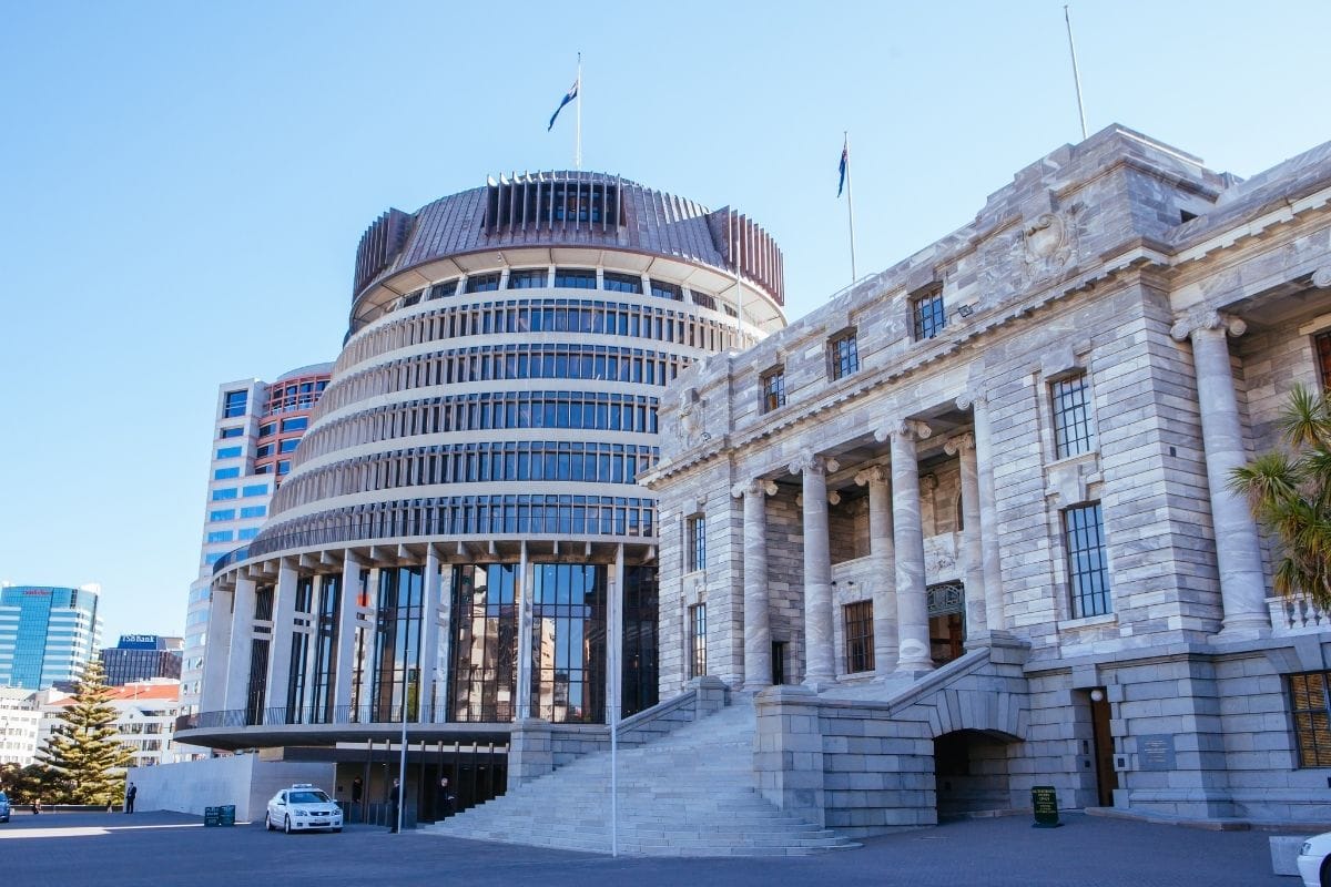 Gedung Parlemen Inter Islander NZ Wellington 