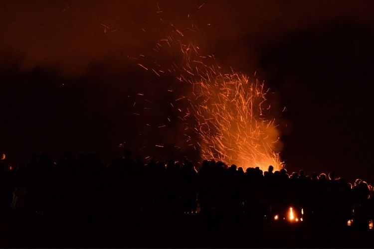 Irish folklore Beltane fire festival