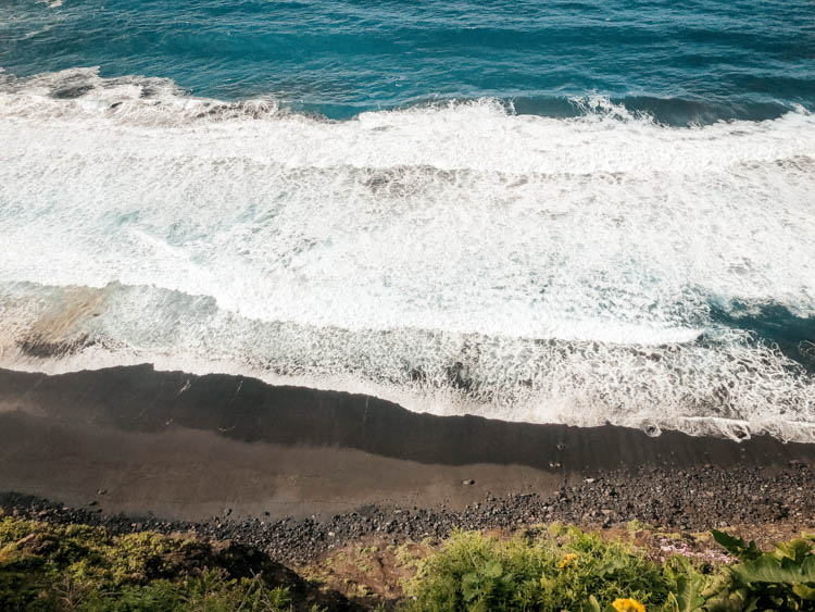 Volcanic beach in Tenerife