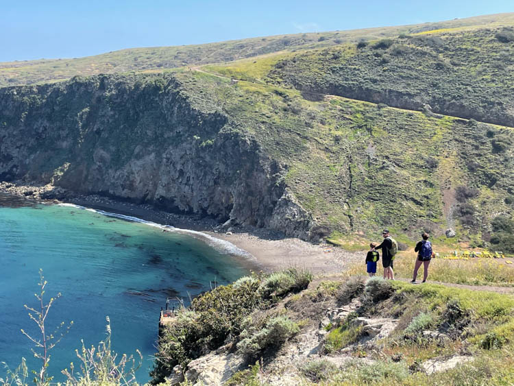 Hiking in Channel Islands in California