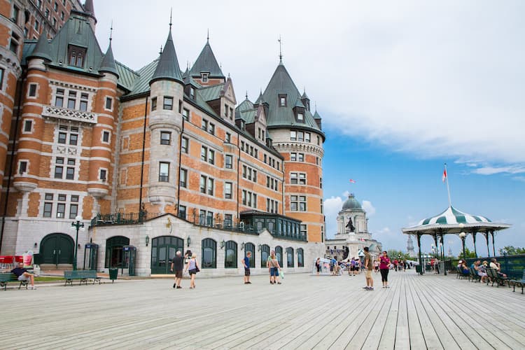 Every visitor to Québec should take a walk on the Dufferin Terrace. Photo by Audet Photo Stephanie Audet / Stephanie Audet