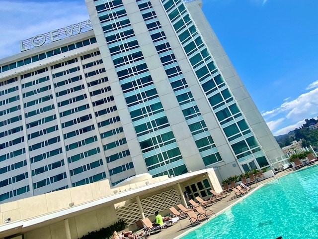 Loews Hotel rooftop pool