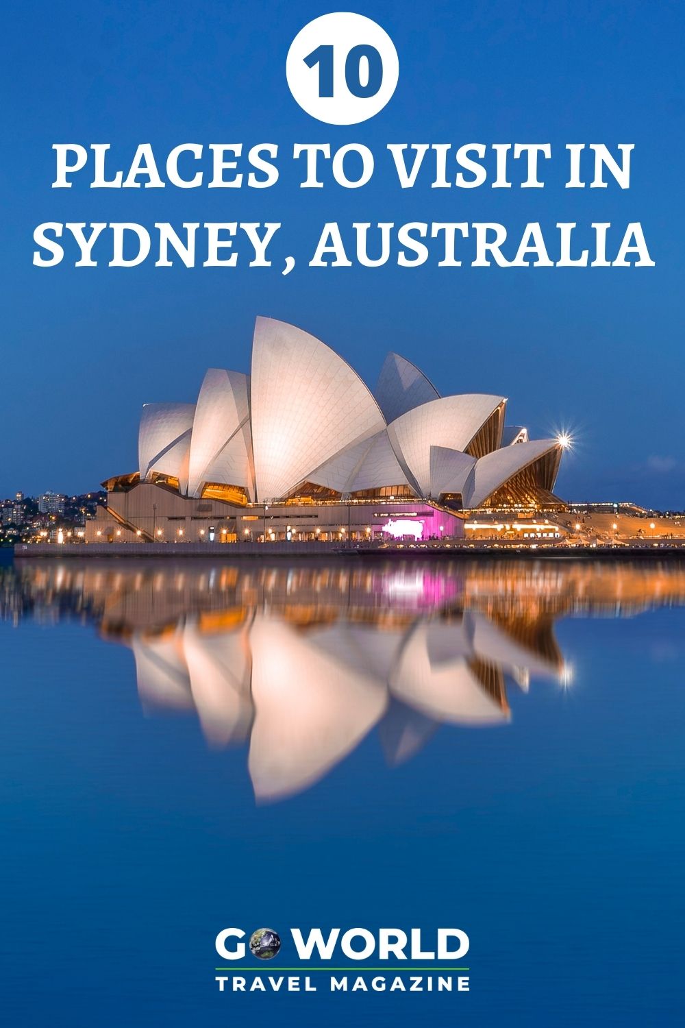 Beautiful Sydney has a long list things to see like the famous Sydney Harbor and Opera House. Here are the 10 best places to visit in Sydney.  #sydneyaustralia #thingstodoinsydney