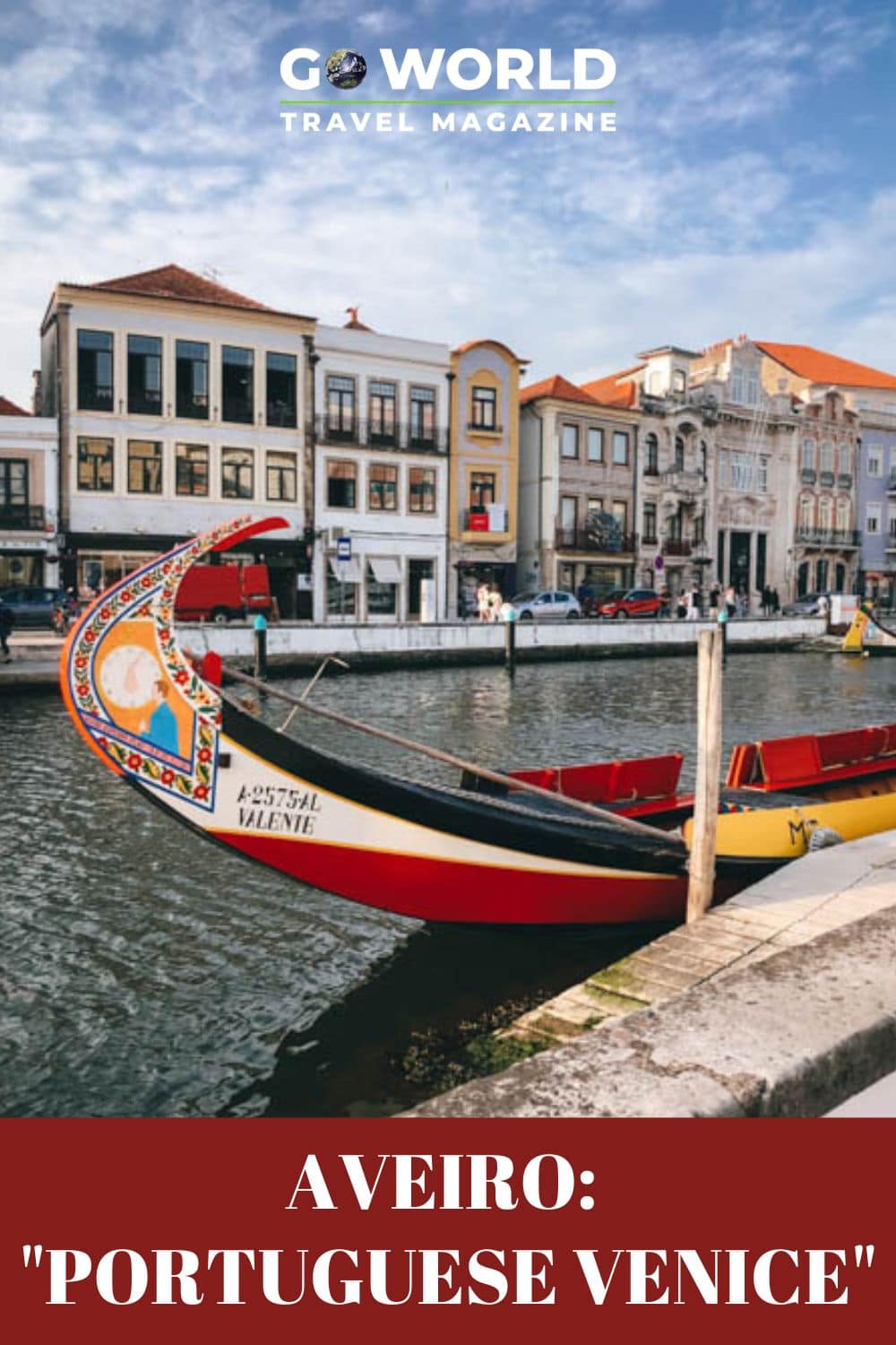 Nicknamed Portuguese Venice for its canals, Aveiro Portugal is more tranquil and boasts art nouveau, delicious seafood and charming squares. #portugal #aveiroportugal