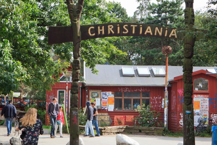 Freetown Christiana sign