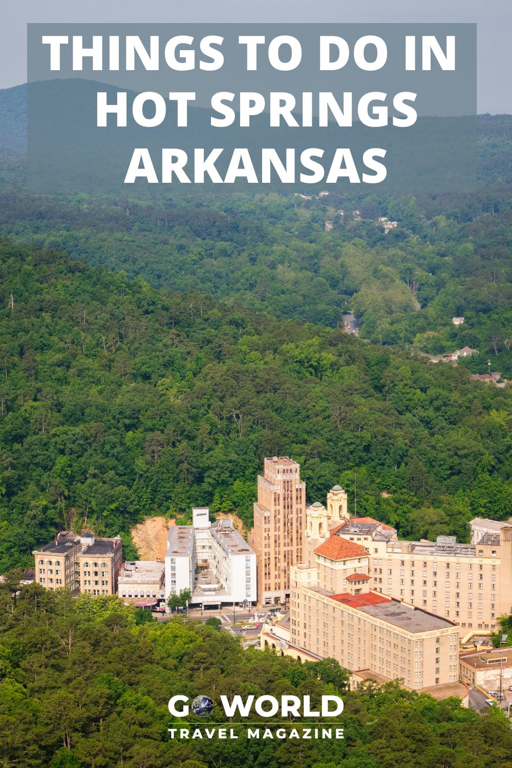 Planning a visit to Hot Springs National Park? Read about the infamous history and all the fun things to do in Hot Springs Arkansas.  #hotspringsarkansas #thingstodoinhotspringsarkansas