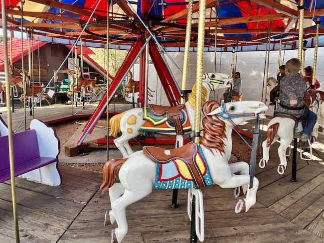 Vintage Carousel circa 1919. Photo by Claudia Carbone
