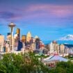 Stunning Seattle skyline with Mount Rainier in the background. Image by Sean Pavone from Getty Images Pro via Canva