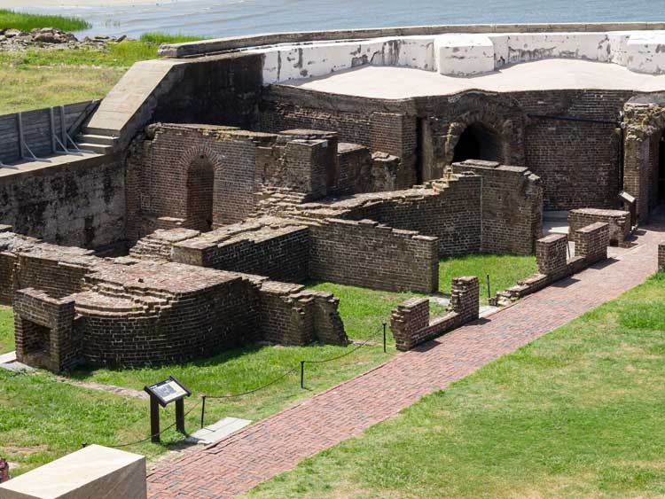 Inside Fort Sumter