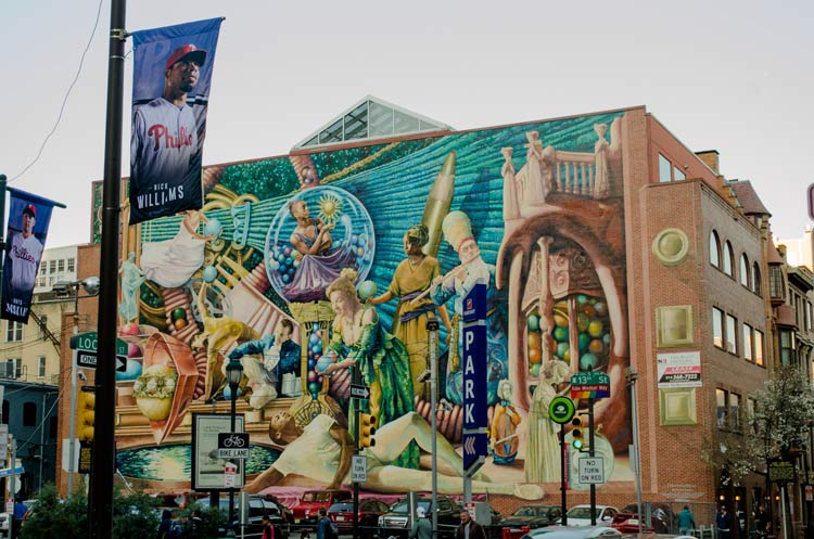 Cultural murals in Philadelphia