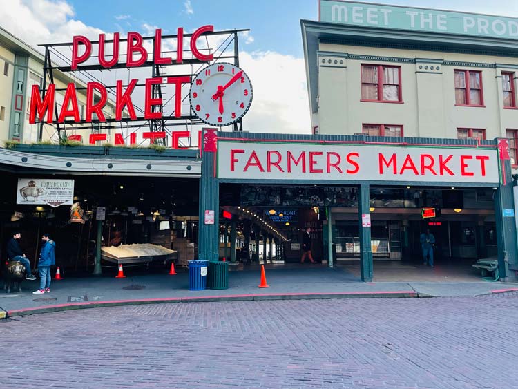 Pike Place is a favorite shopping and dining area for locals and tourists. Photo by Jill Weinlein