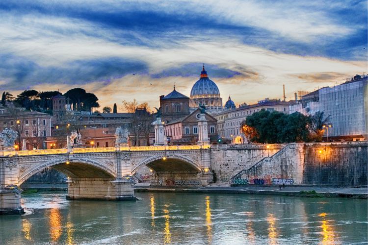Rome is a romantic destination for travelers