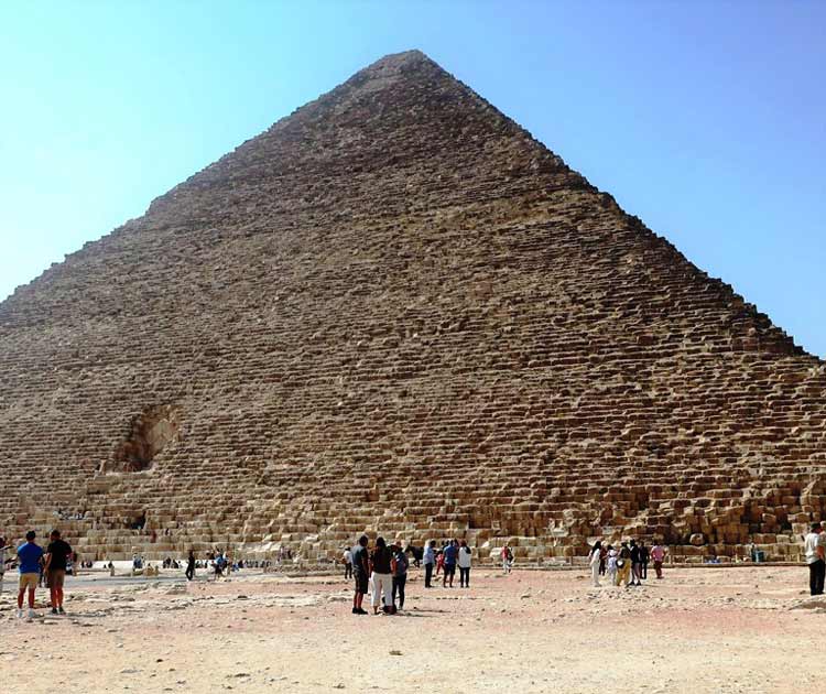 The Great Pyramid of Giza, Egypt is the last of the Seven Ancient Wonders of the World to still stand. Photo by Victor Block