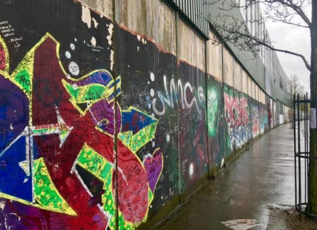 Belfast Peace Wall Ireland