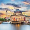 Museum island on Spree river and Alexanderplatz TV tower in center of Berlin, Germany. Photo by Tomas Sereda, iStock