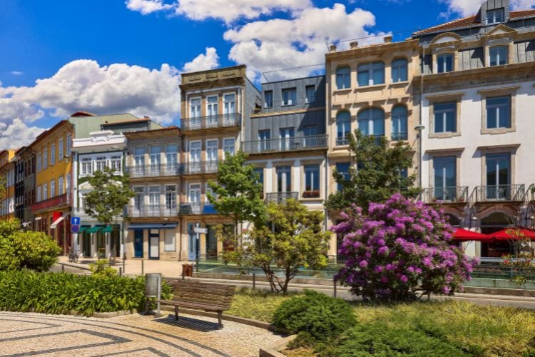 Colorful Porto neighborhood