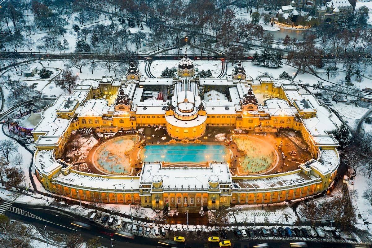 Széchenyi Bath. Photo courtesy of Visit Hungary