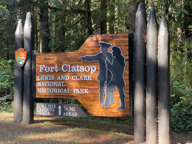 Fort Clatsop sign