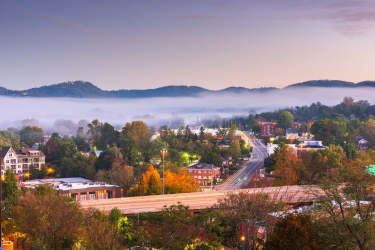 Autumn in Asheville North Carolina