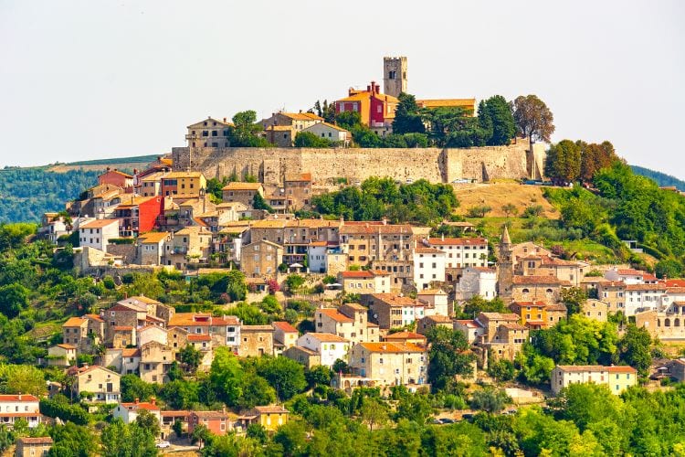 Hilltop town of Motovun