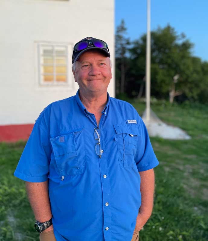 Ken Ingersoll cares for the lighthouses on Grand Manan Island in New Brunswick