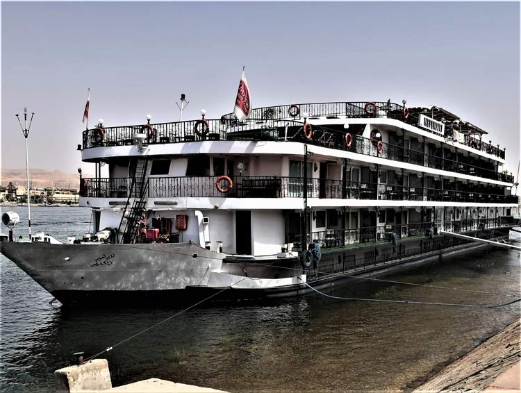 The Nefertiti was designed and built for Overseas Adventure Travel’s Nile River cruises. Photo by Victor Block      