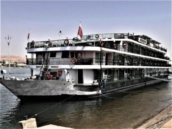 Overseas Adventure Travel (OAT's) own boat, The Neferititi is one of the few on Egypt's Nile River with balconies. Photo by Victor Block