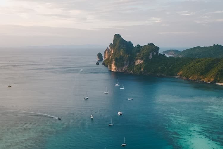 Phi Phi Islands, Thailand. Photo by Oliver Sjostrom, Unsplash