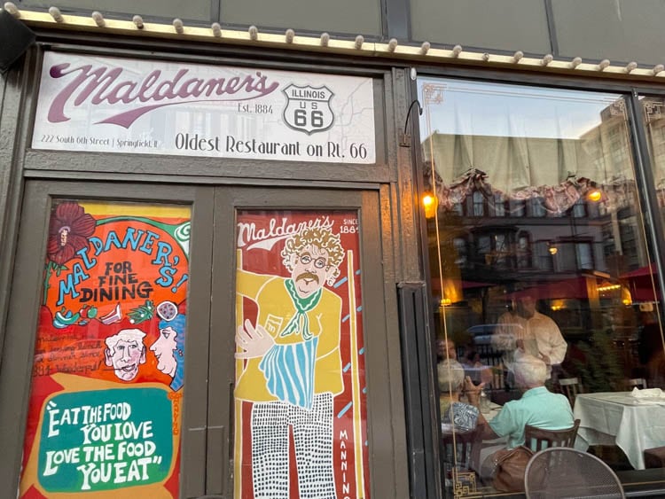 Maldaner's restaurant front