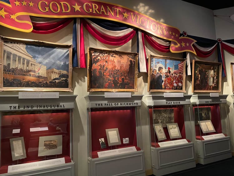 Exhibit in the Abraham Lincoln Presidential Museum