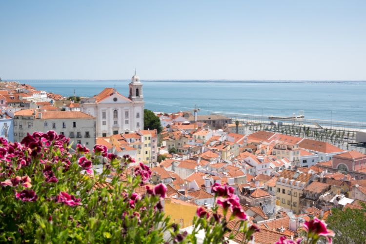 View of Alfama Lisbon