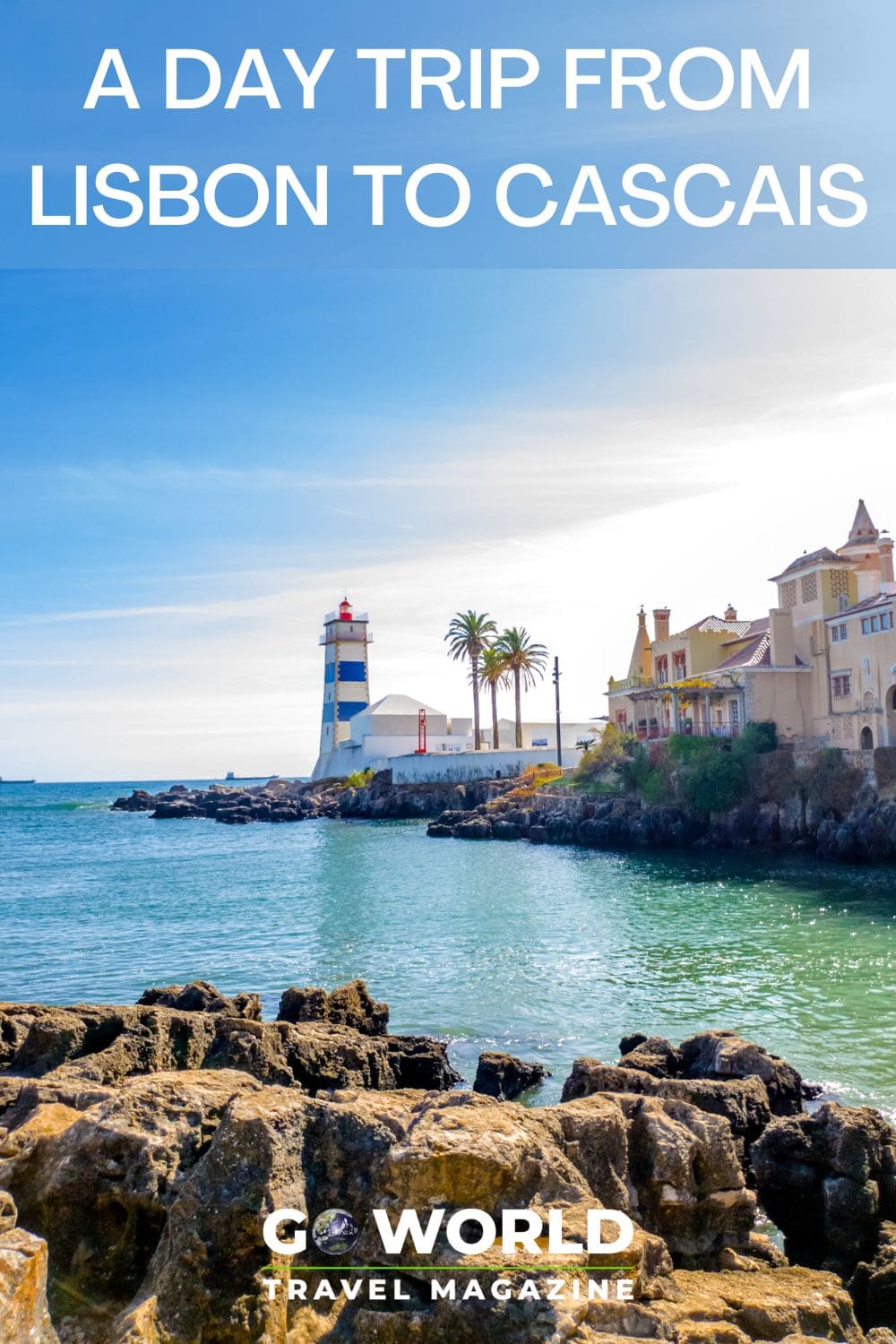 A day trip from Lisbon to Cascais and Boca da Roca takes you to the Mouth of Hell, Europe's Westernmost point and stunning sea views. #Portugal #Lisbon #Cascais