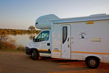 Our motorhome in Kruger National Park. Photo by Janine Avery