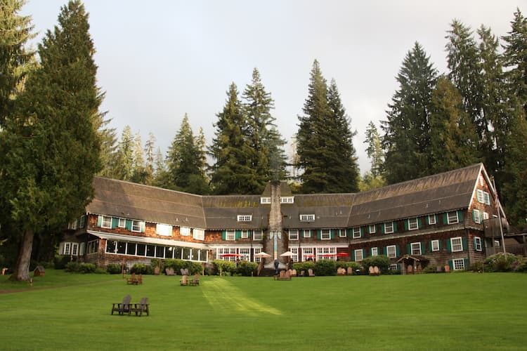 Rustic and captivating 1926 Lake Quinault Lodge. Photo by Jerry Olivas