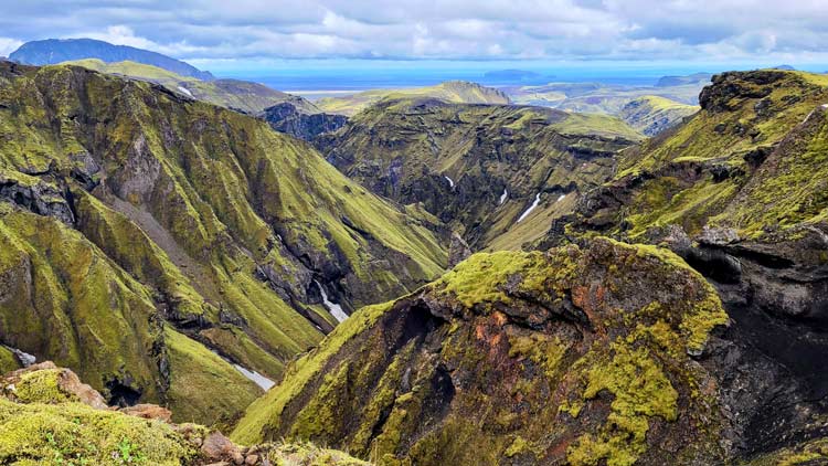 Hiking on South Coast of Iceland