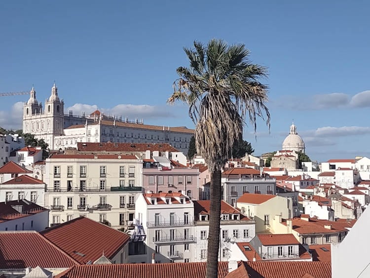 Alfama Rooftops and churches