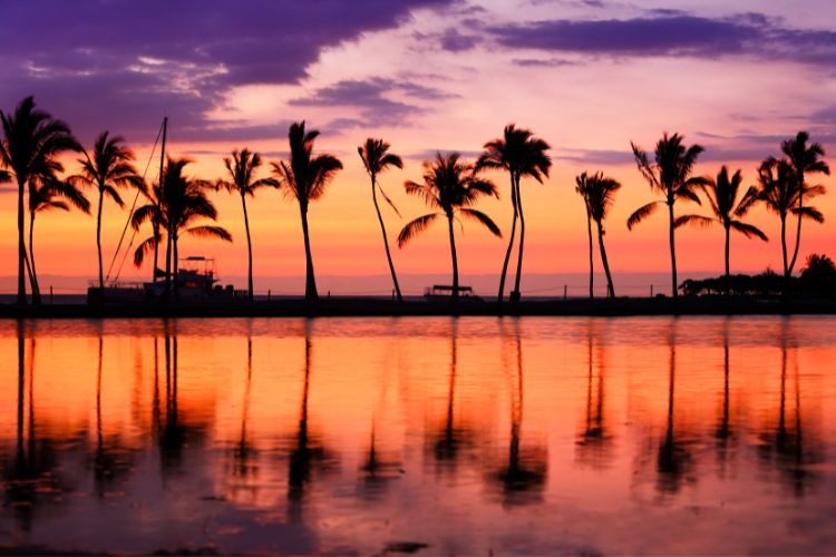 Sunset in Hawaii