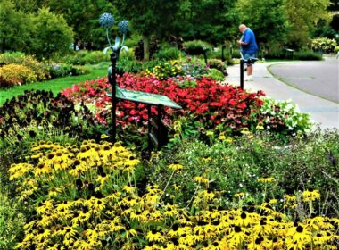The Cornell Botanic Gardens include 25 acres of flowers and an Arboretum. Photo by Victor Block